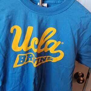 BLUE AND GOLD WOMEN'S UCLA / JERRY'S DELI  SMALL  SHORT SLEEVE TEE